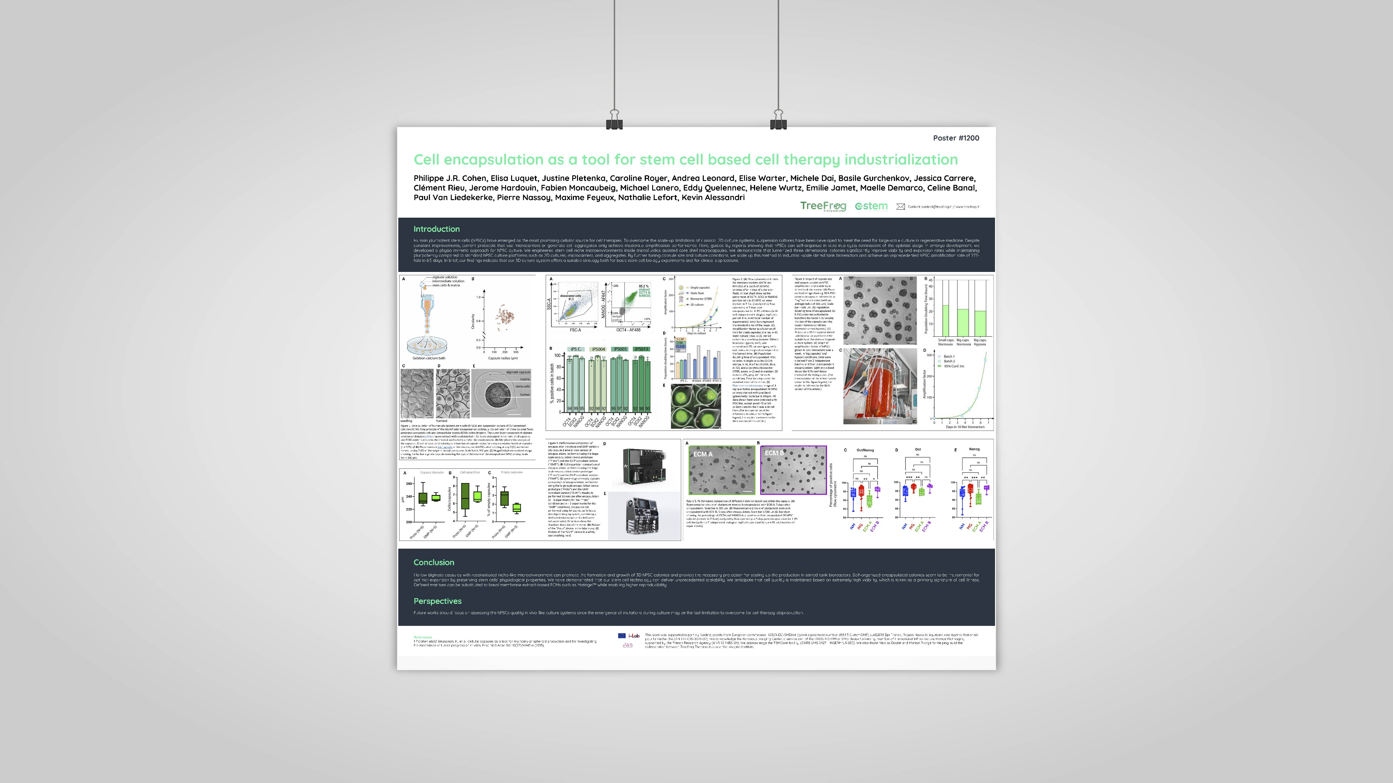 mock up poster cell therapy industrialization