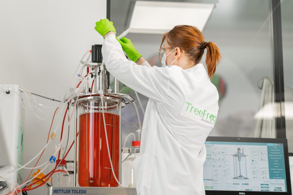 Inside the TreeFrog laboratory.